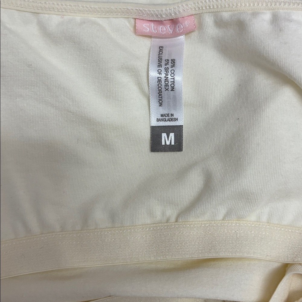 NWT Steve Lace Trim Cream Camisole Size M - Picture 4 of 6